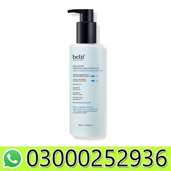 Belif Aqua Bomb Hydrating Body Moisturizer in Pakistan