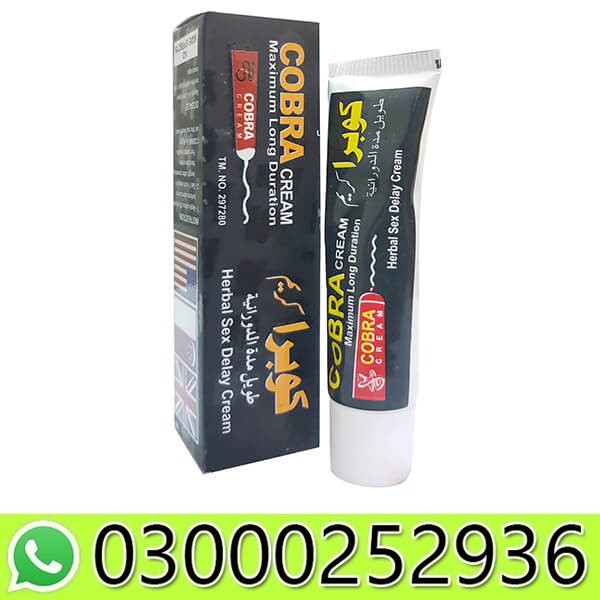 Cobra Long Duration Delay Cream In Pakistan