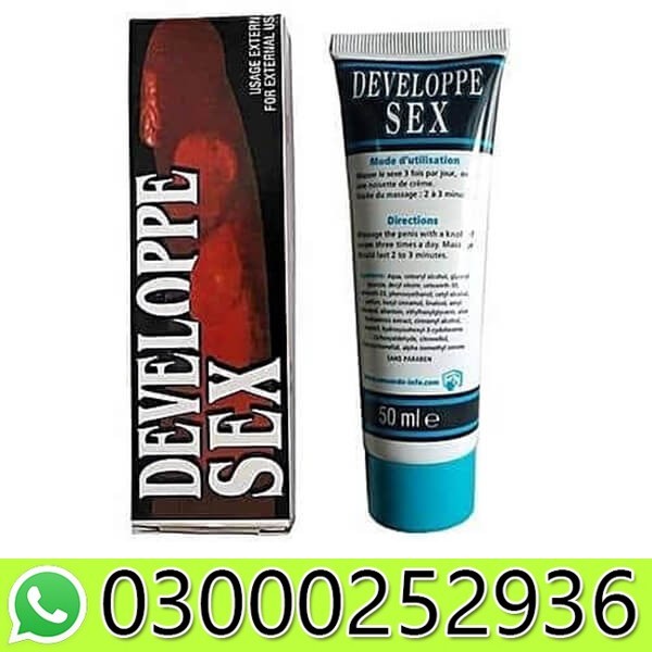 Developpe Sex Cream in Pakistan