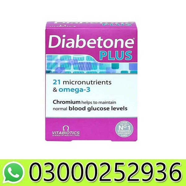 Diabetone Plus Omega-3 Tablet in Pakistan