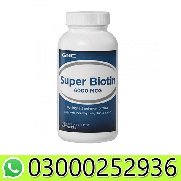 GNC Super Biotin 6000 MCG in Pakistan