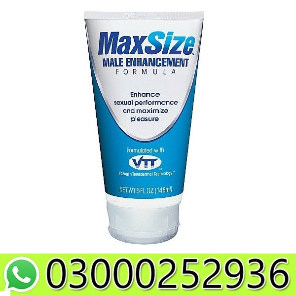Max Size Male Enhancement Cream in Pakistan